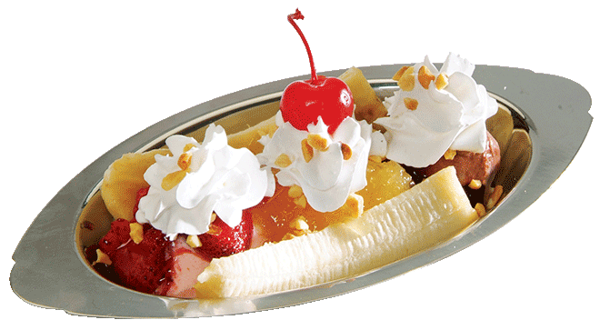 mini banana split