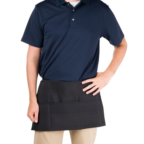 HALF WAIST APRON w/ 3 POCKETS 