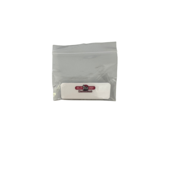 NAME TAG "BLANK" w/ PIN BACK