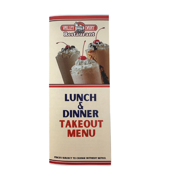 TAKE-OUT MENU - LUNCH/DINNER